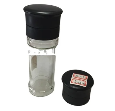 salt and pepper with ceramic grinder color lid
