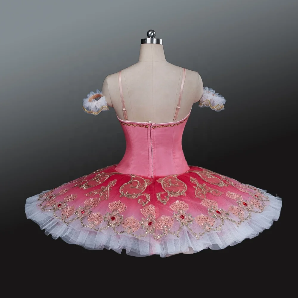 Girls ballet dresses Firebird Variation Prison pas de Deux  Customized ballet tutu La Bayadere Dance Competition Pancake Tutu