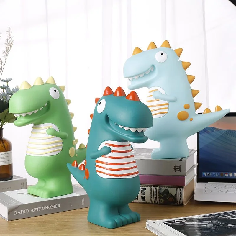 Hot Sale Cute Design Factory Supply High Quality Safe Material Kids Money Saving Boxes  Dinosaur Piggy Bank