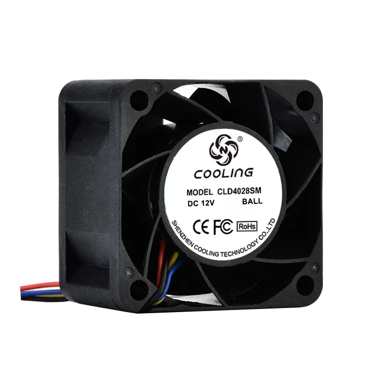 40x40x28mm High CFM 16000RPM 12v DC Brushless Fan