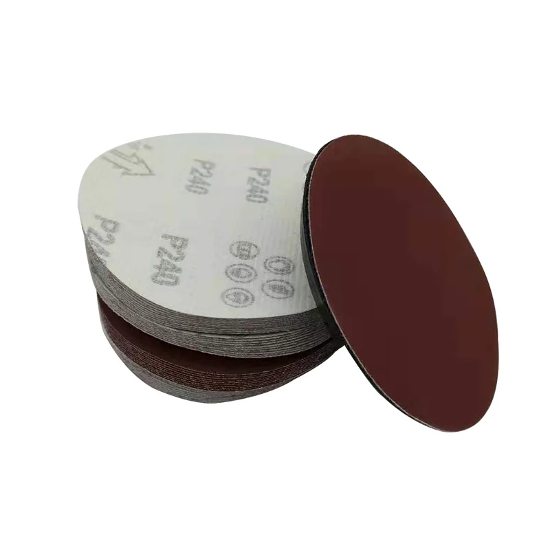 China Manufacturer custom silicon carbide sanding discs with hook and loop backing grit 60--2000