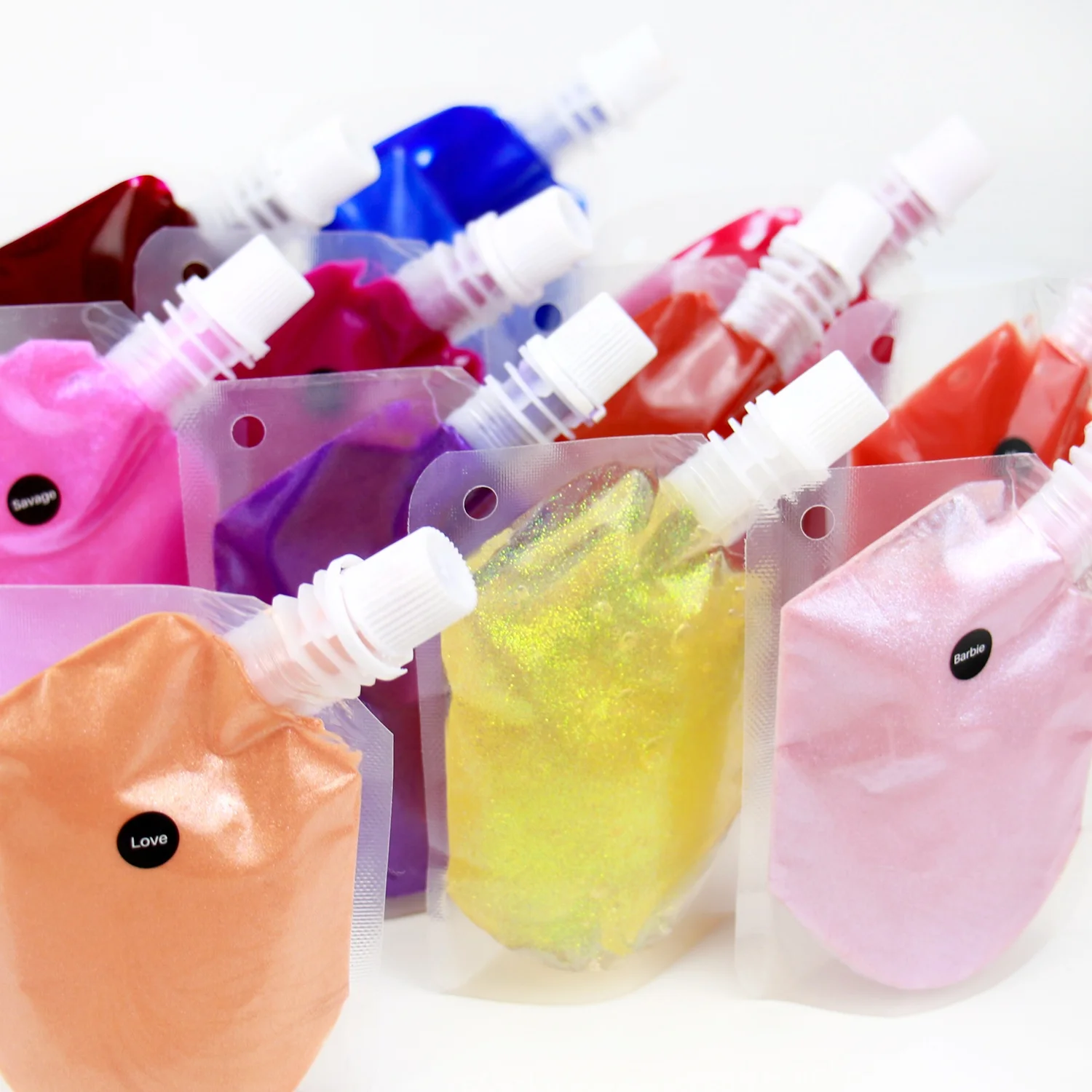 Sincemile new type 50ML lip gloss bag lipstick matte glitter lipgloss base