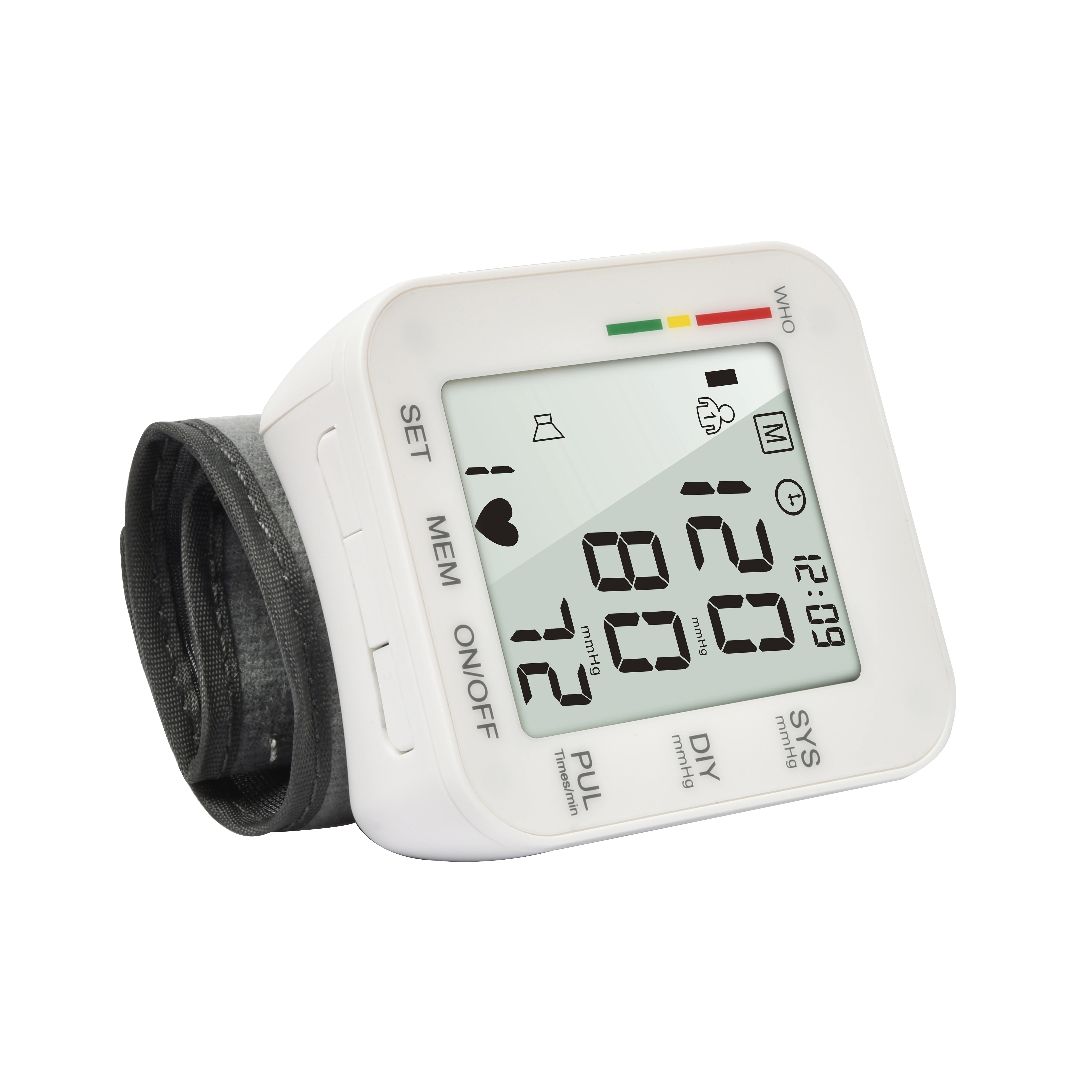 CE Certified sphygmomanometer health medical wrist blood pressure monitor  with voice