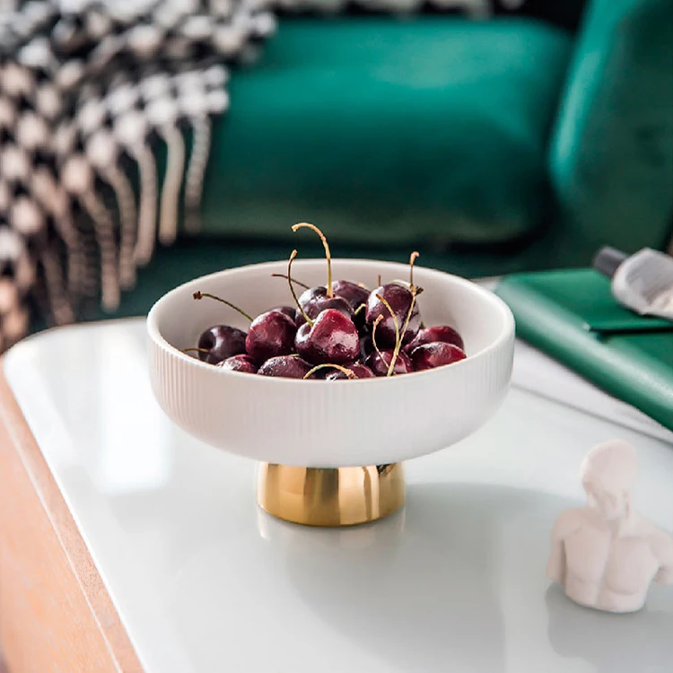 HY wholesale Ceramic fruit salad hotel restaurant tapas dessert plate luxury gold coating sublimation plates dining plate set