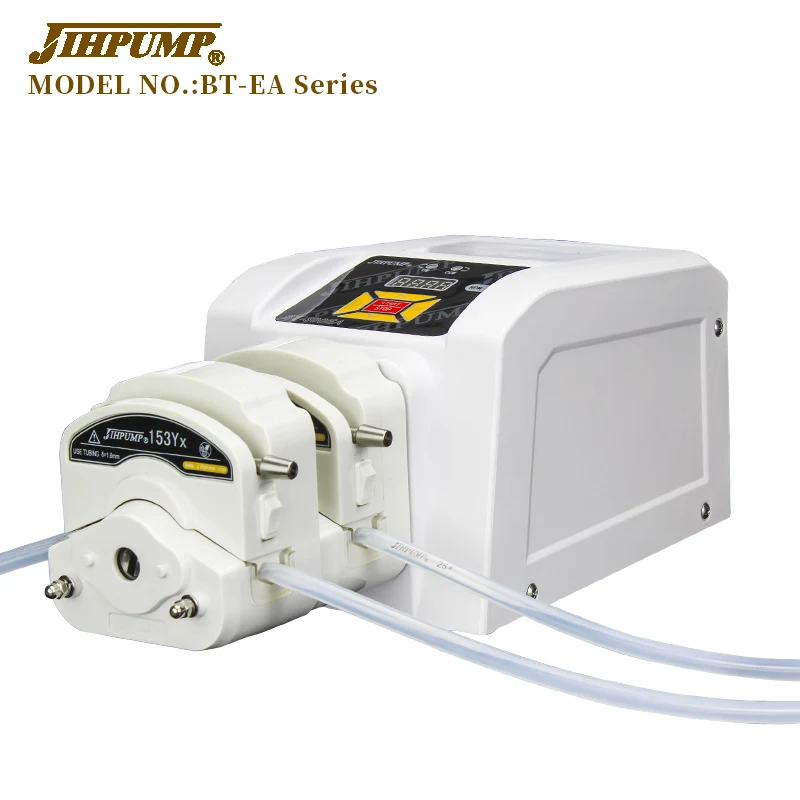 JIHPUMP 110v 220v Small Easy Load Dual Peristaltic Pump Controller Water Liquid Dosing Hose Pumps Pumping Machine Price