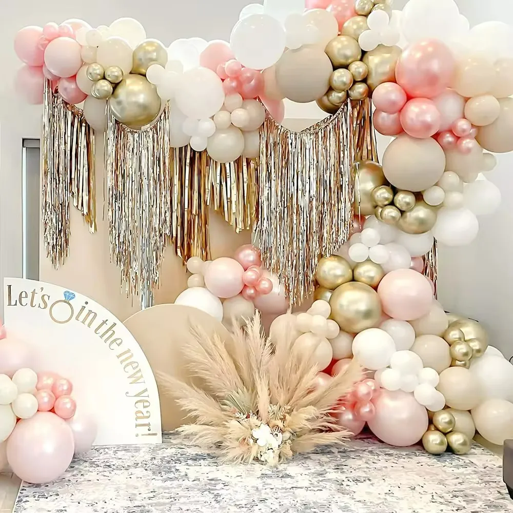 Latex Balloon Arch 5 Inch Matte Pink Wedding Birthday Party Decoration