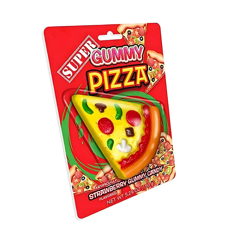 Halal Super Large Gummies Pizza Slice Gummy Candies Wholesale Custom Private Label  Snacks Halal Sweet