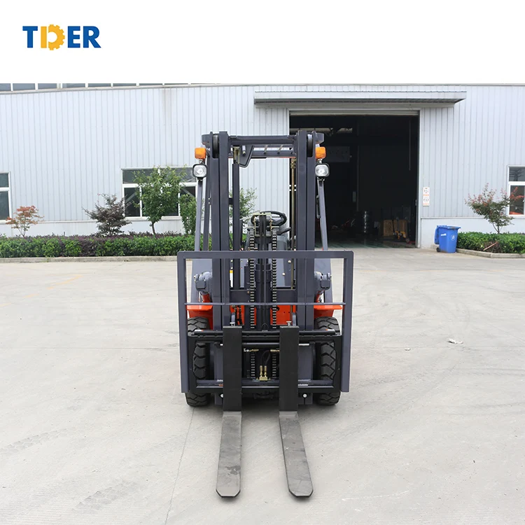 TDER 3-7 Meter Lifting Height Two Stage Mast Forklift Purchase 2.5 Ton Truck for Sale