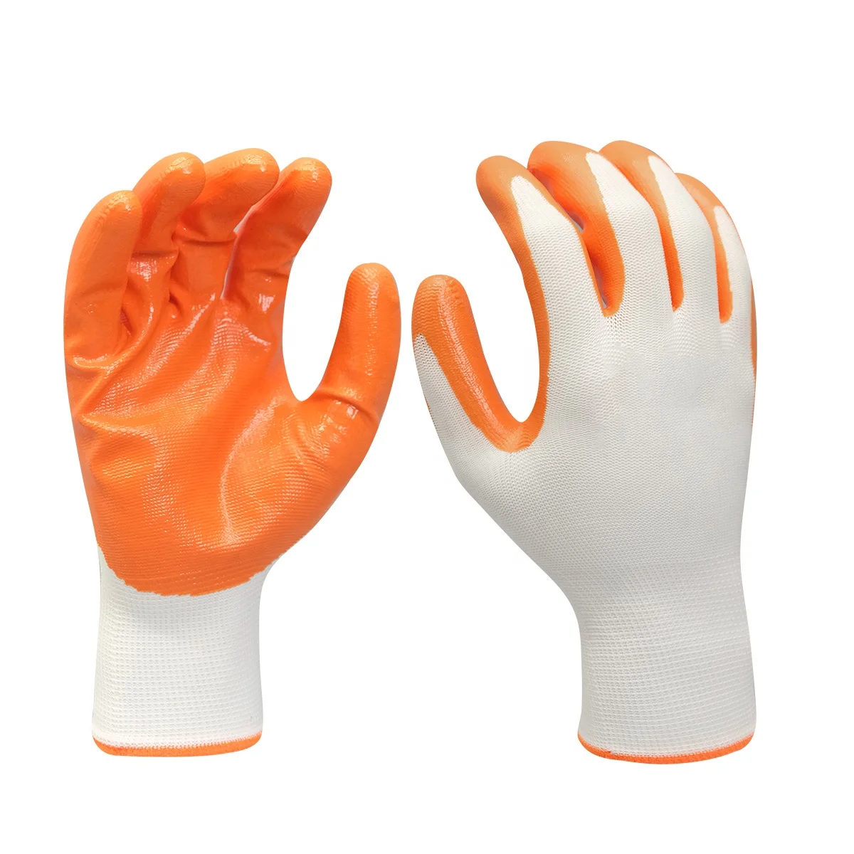 Cheap Price Wholesale Coated Gloves Comfortable Factory Working Nitrile Gloves for Work