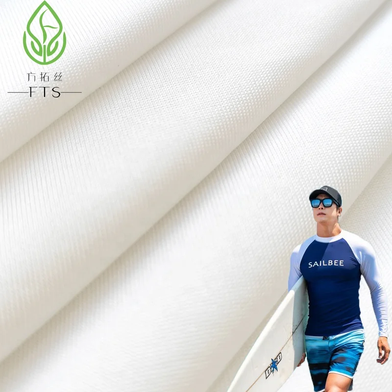 Ecofriendly Polyester Spandex spf 50 single jersey sports swimwear rashguards fabric