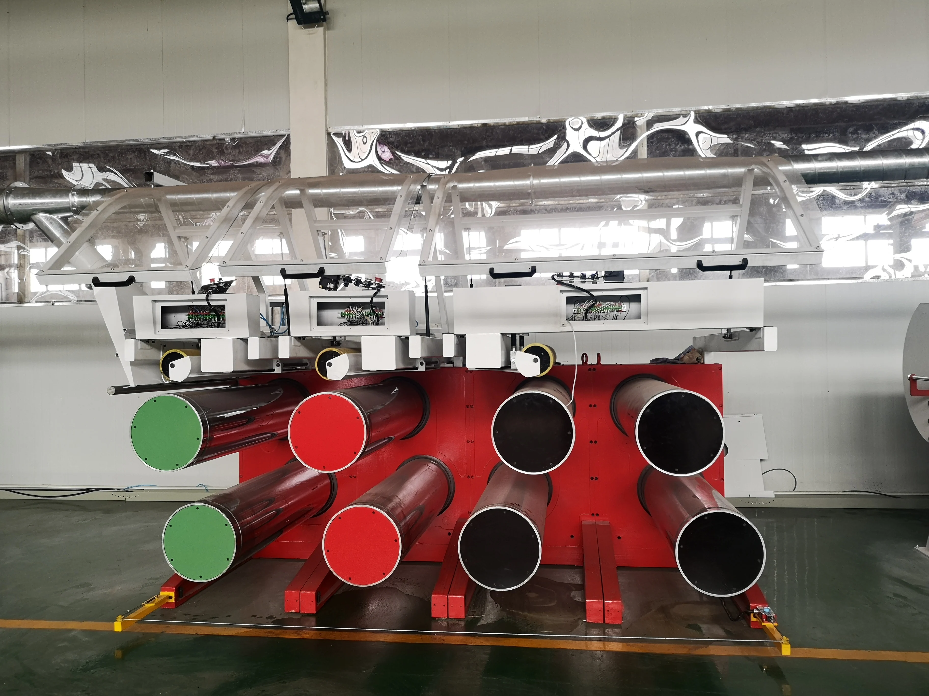 Two Stage Single Screw Extruder Plastic small paper packaging bag rice paper bag printing on paper bag