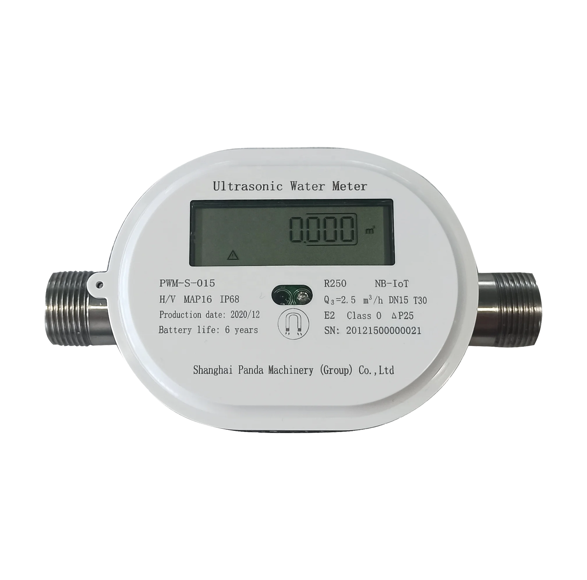 Цифровой ультразвуковой расходомер воды rs485 modbus