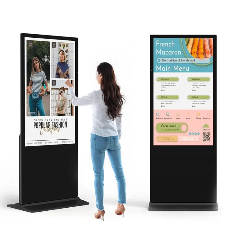 43 49 55 65 дюймов Lcd Digital Signage и дисплеи Hd постер ЖК-киоск 4k внутренний рекламный плеер сенсорный экран киоск