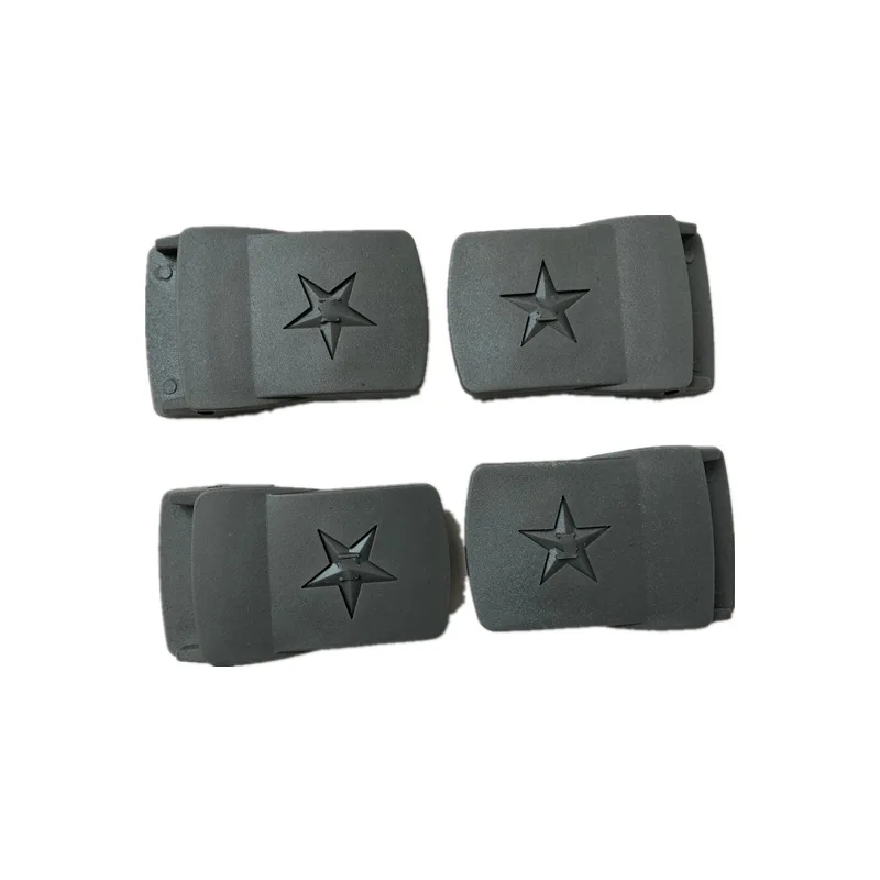 Factory Direct Sales Five-Pointed Star Plastic Smooth Buckle Security Military Tactical Belt Buckle