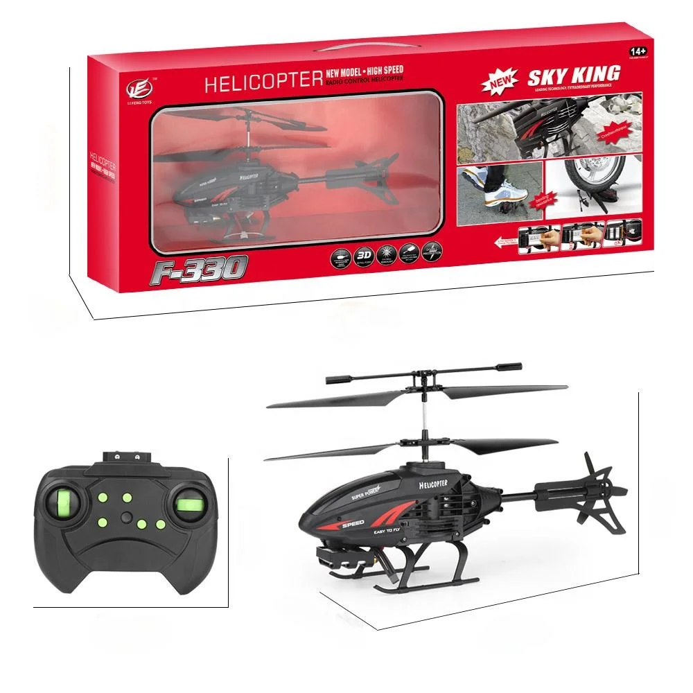 F330 Crash-Resistant Mini Helicopter Usb Rechargeable Helicopter Led Light-Up Mini Helicopter With Good Service