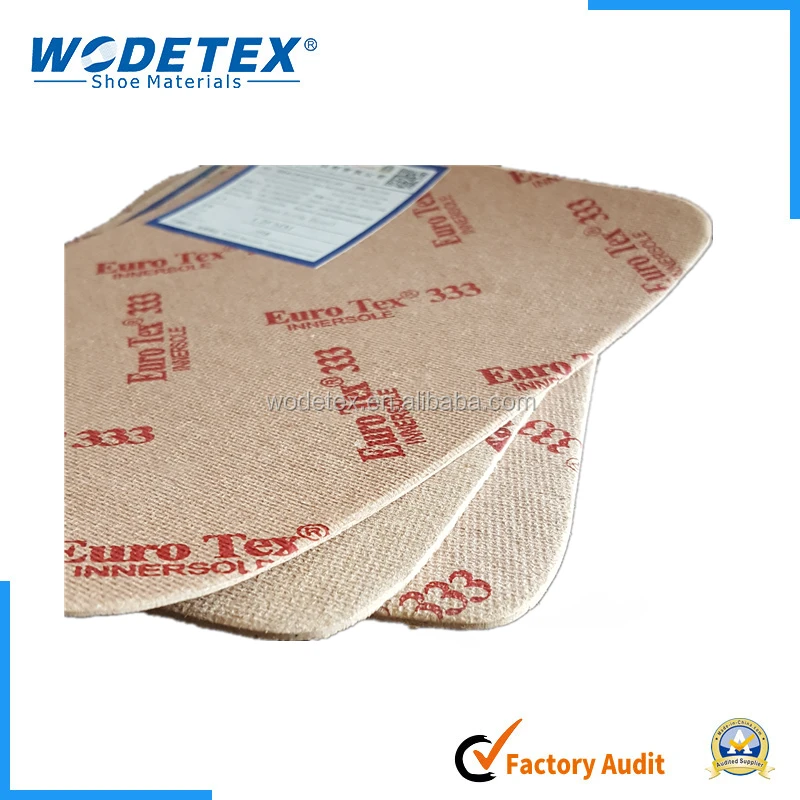 Texon Quality Paper Insole Board for Footwear Cellulose Paper Insole Board with EVA 001 517 of shoes Materials
