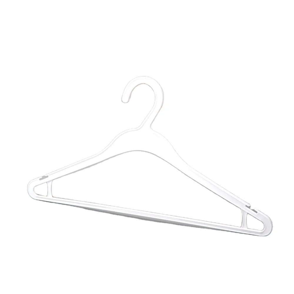 Flat plastic clothes peg hanger,plastic translucent hangers