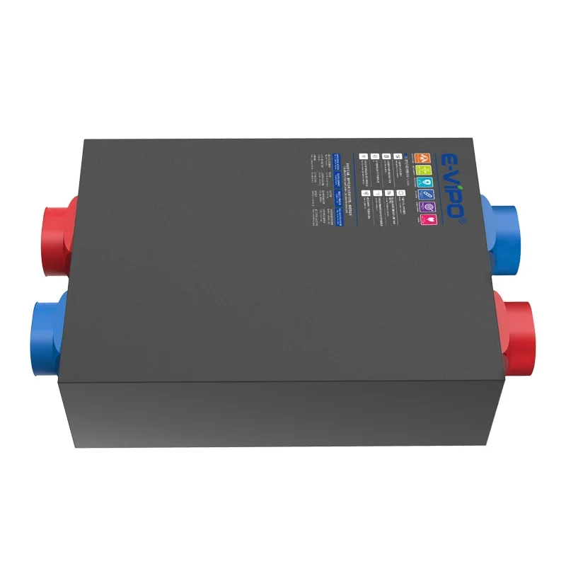 Factory Wholesale Heat Exchange HRV ERV Heat Recovery Ventilation Exchanger Fresh Air Purifier Central Air Purification System