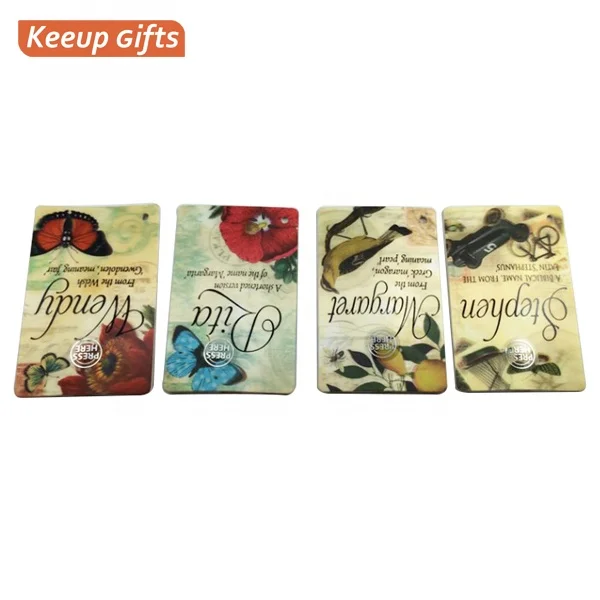 Custom printed LED credit card light Mini pocket lamp novelty LED business card lights for Promotional items