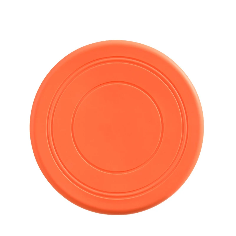 New Style Custom Logo Durable Soft Non-Slip Dog Flying Disc TPR Game flying disc Pet Bite Resistant Frisbeed Outdoor