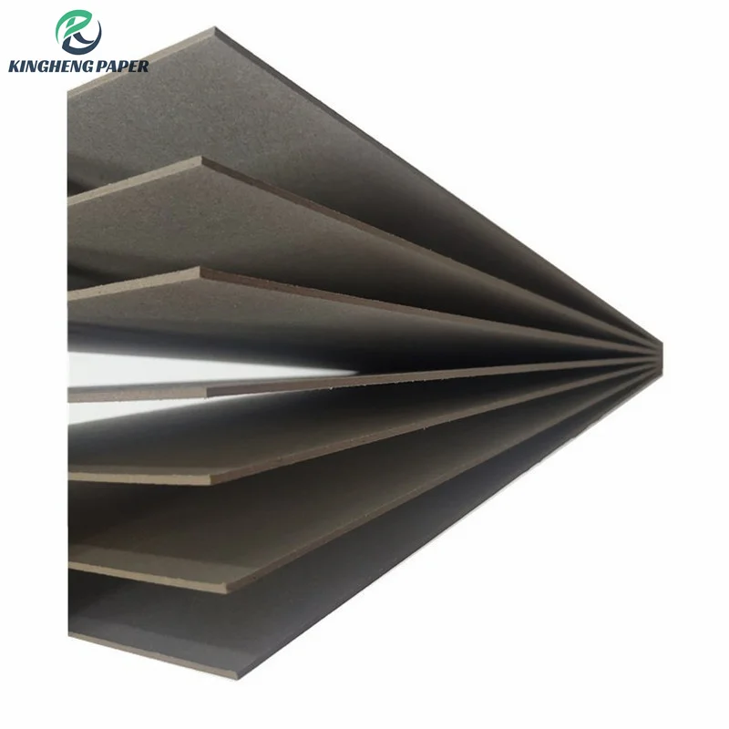 Cheap Factory Price Sheets Thick Gray Cardboard Insoles Shoes Grey Paperboard grey board