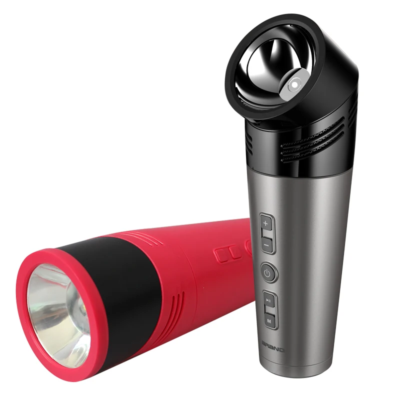 Solar flashlight with radio torch