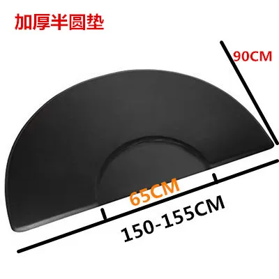 Barber chair PU anti-slip mat anti-fatigue decompression foot mat barber special hair salon floor mat