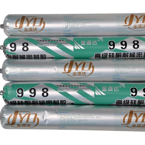 JYD 998 Cheap Price Waterproof Heat Resistant Glass Curtain Wall General Perpose Neutral Structural Adhesive Silicone Sealant