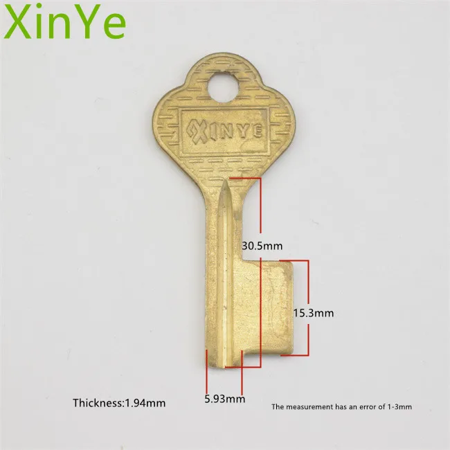 XinYe Wholesale Universal Household Door Lock Key Blanks For India Market