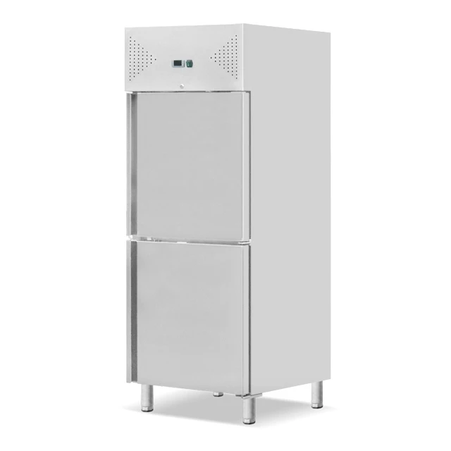 Automatic Rebound 2 Solid Door Low Temp Refrigerator Upright Cooler Commercial Display Freezer