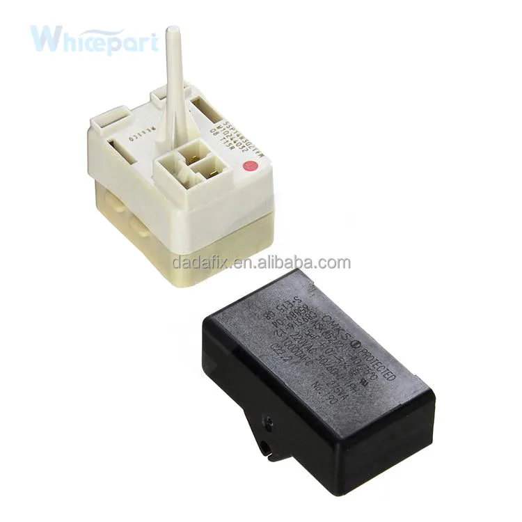 original genuine product W10613606 Fridge refrigerator overload and kit Start Relay nd Capacitor  for Whirlpool   W10416065
