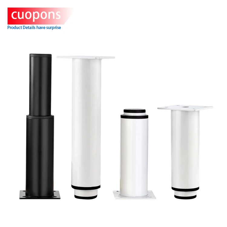 Toco Height Adjustable Decorative Solid Stainless Steel Metal Furniture Cabinet Bed Frame Legs Furniture Sofa Legs For Table