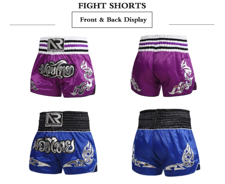 Custom Mma Shorts Fitness Breathable Boxing Tiger Kickboxing Fight Pants Sanda Training Cage Fighting Grappling Muay Thai Shorts