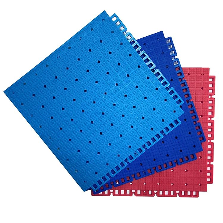 thermoplastic plastics Elastic Anti Slip Interlocking Sports Floor