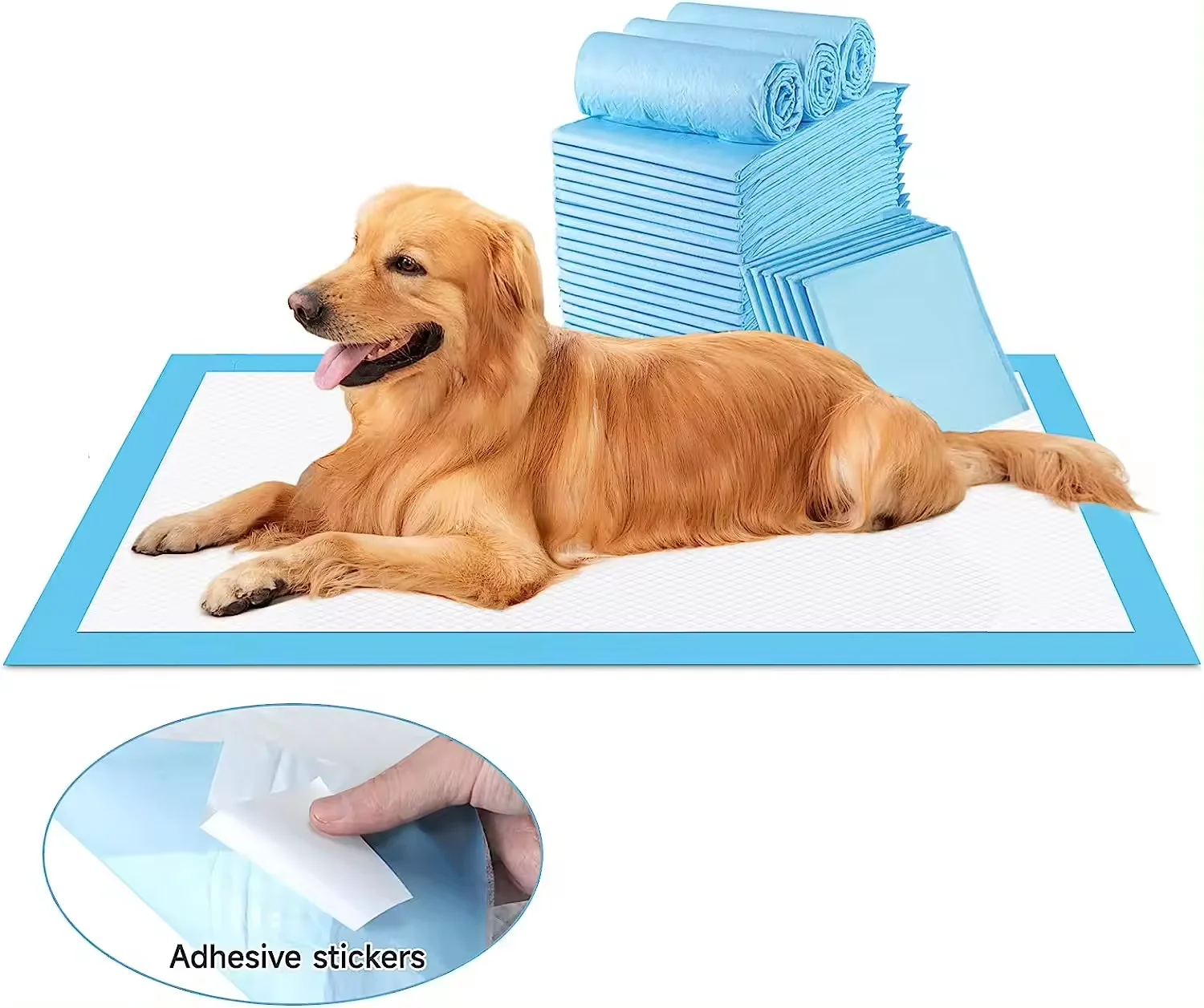 Competitive Price Pad Dog Training Mat Pee Pads Cheap Pet Puppy Pad Pee For Pets Colored