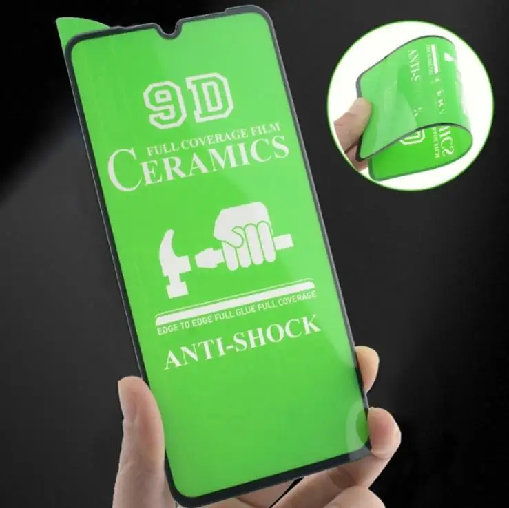 3D Curved Clear Anti Explosion 9D 100D Ceramic Screen Protector For Vivo S12 Pro iQOO 5 8 9 Pro X70 X50 Pro