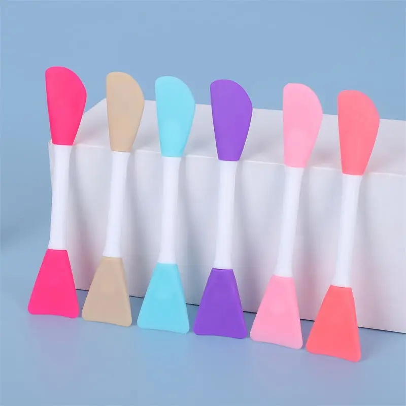 High Quality Double-Ended Silicone Brush For Facial Mask Cosmetic Beauty Tool Double-Ended Mask Brush Applicator