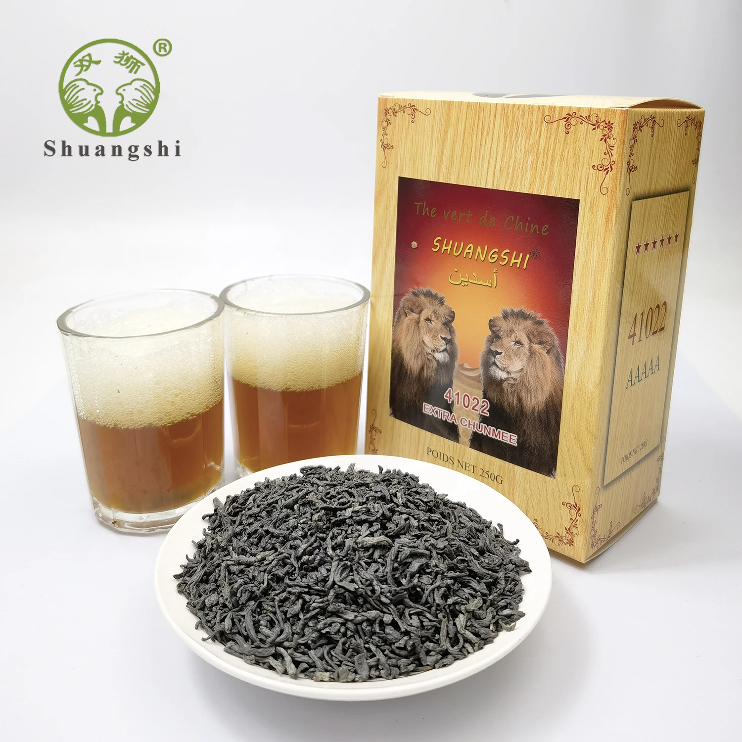 Te Verde Chun Mee Good Reputation China tea  Factory Price Alibaba Suppliers Green Tea Herbal Tea