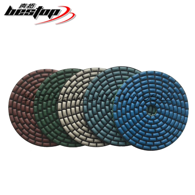 100mm Diamond Angle Grinder Sanding Pad for Stone Polishing