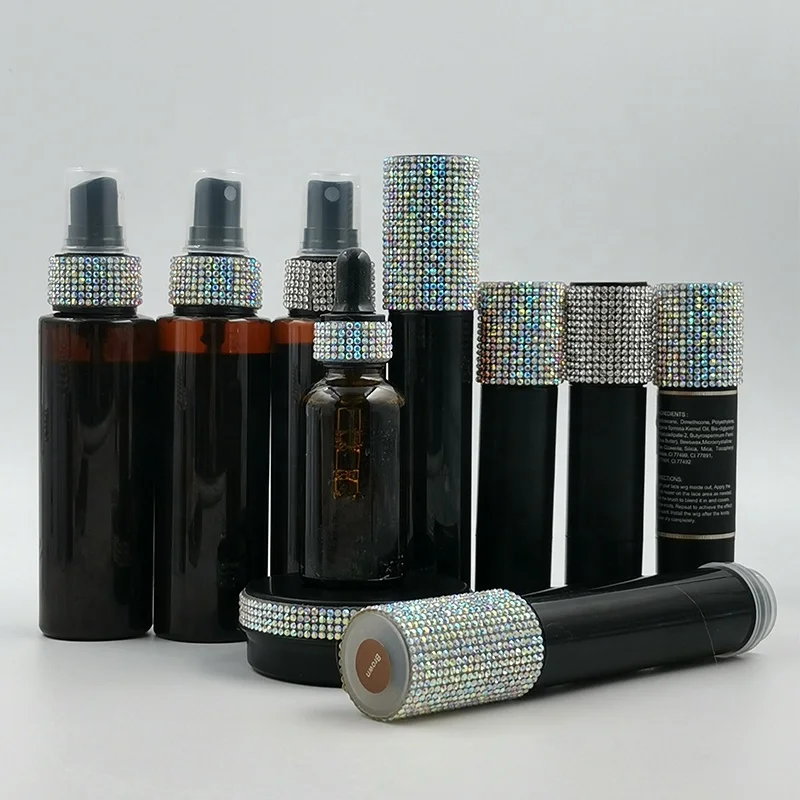 Private Label Strong Hold Wig Glue Frontal Wig Bond Adhesive Lace Glue Remover Skin Protector Wax Stick Melting Spray Lace Tint