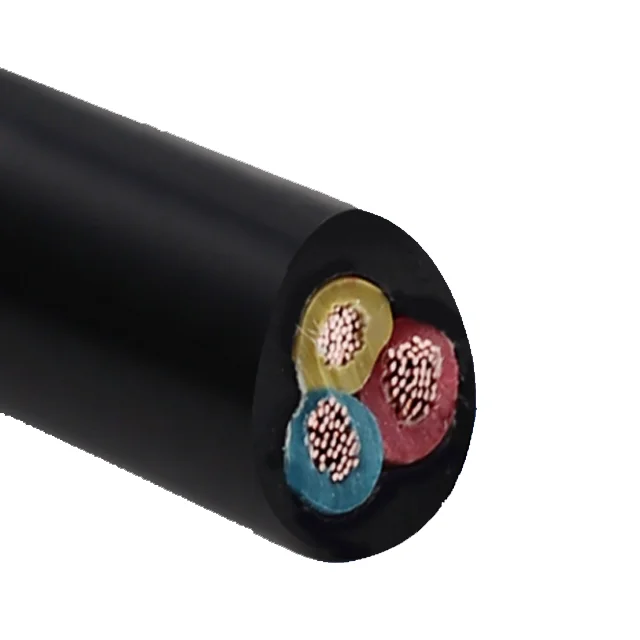 Медный водонепроницаемый резиновый изолированный гибкий кабель 2 ядра 3 ядра 4 ядра 1,5 мм 2,5 мм 4 мм 6 мм YC cabtyre резиновый кабель