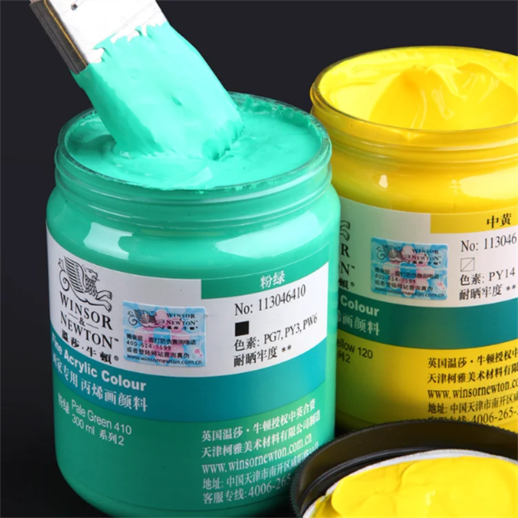 Нетоксичный 300 мл Winsor & Newton профессиональный художник акрил цвет Высокое качество акриловая краска
