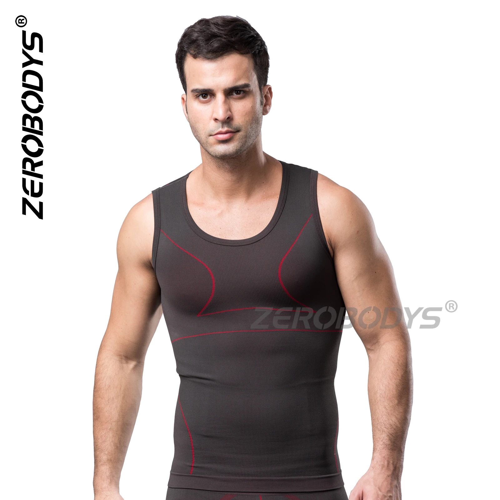 Meisu T052 Mens Body Shaper Abdomen Slimming Shapewear Shaping Corset Compression Shirts