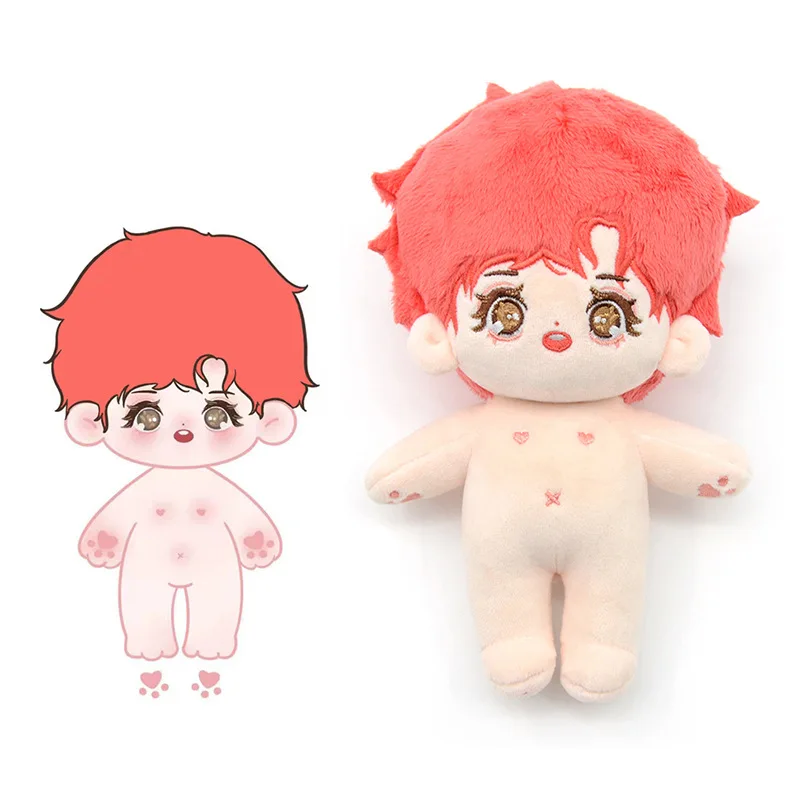 20cm Custom Made Plush Idol Doll Custom Anime Figure Stuffed Toys Plush Korea Kpop Star Doll Plush Toy