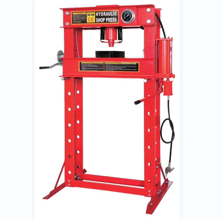 50ton hydraulic shop press with gauge