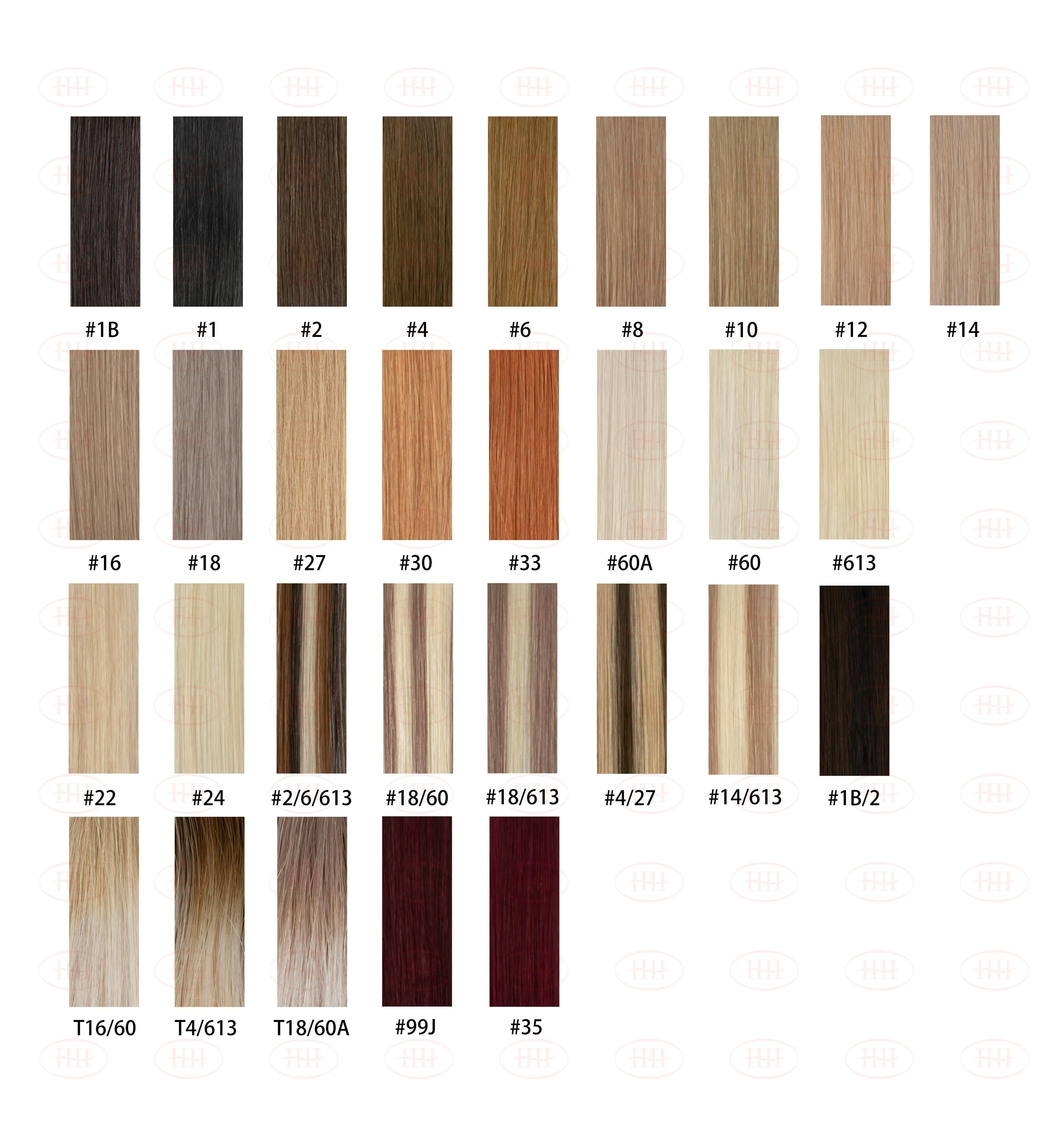 Salon Products Wholesale Human Hair Extensions Color Ring Hair Extension Colour Ring