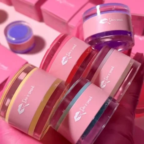 wholesale Custom Lip Balm Set Private Label  2 In 1 vegan  Lip Scrub And Lip Balm