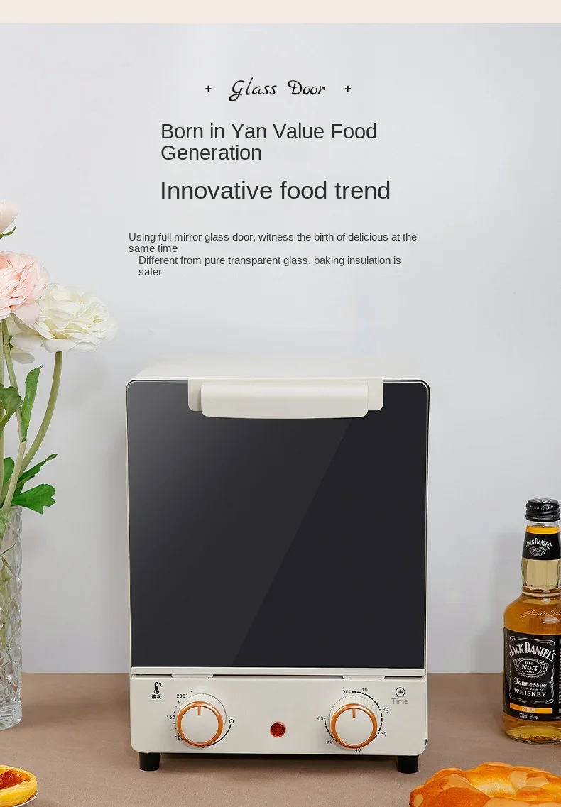 14L Portable OTG Mini Electrical Toaster Oven Pizza Baking Rohs Certified Steel Customized Power Warm Timer OEM Parts Sales