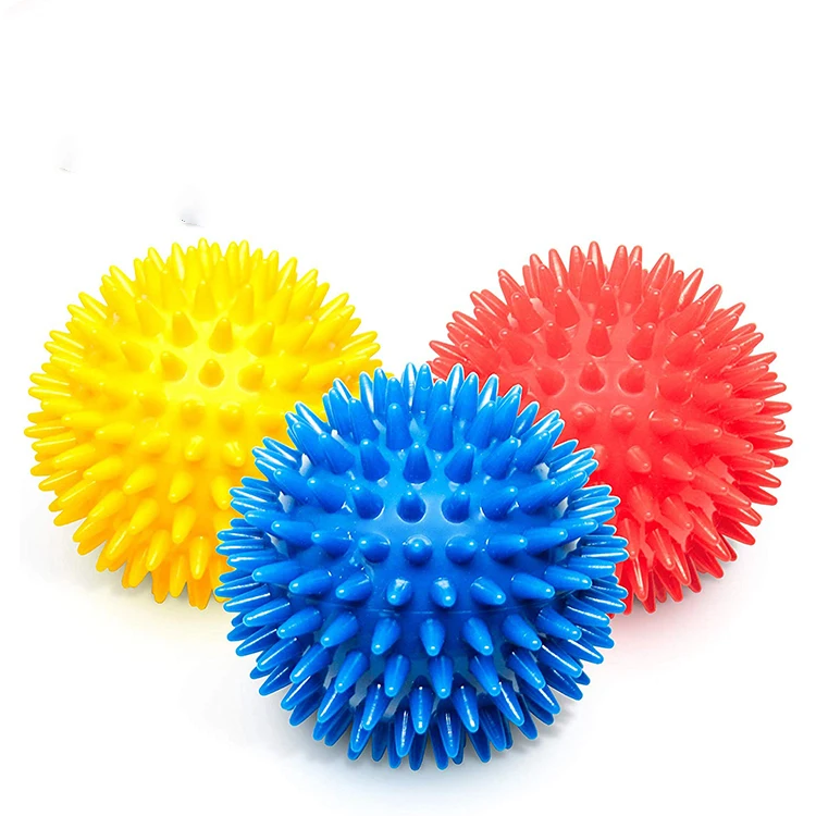 Massage Ball 3 Pack Spiky Massage Roller Balls for Plantar Fascitis Deep Tissue Foot