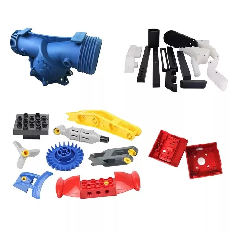 Professional custom PP PA66 ABS PS PC PET POM TPE TPU PMMA HDPE plastic parts plastic molding